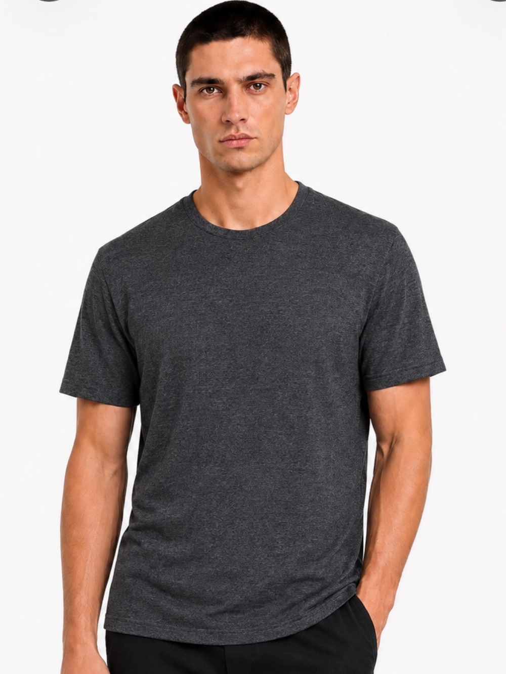 NWT! Theory Claey O Activate Jersey T-Shirt Black Vapor Men’s Large